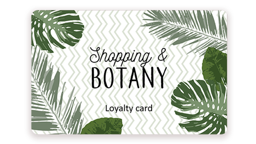 Loyalty card printed with Badgy